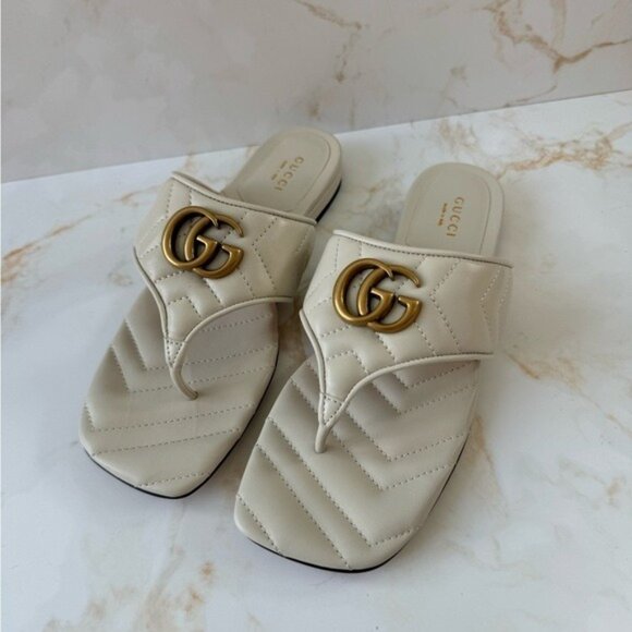 Gucci GG Marmont Sandals - Picture 1 of 9